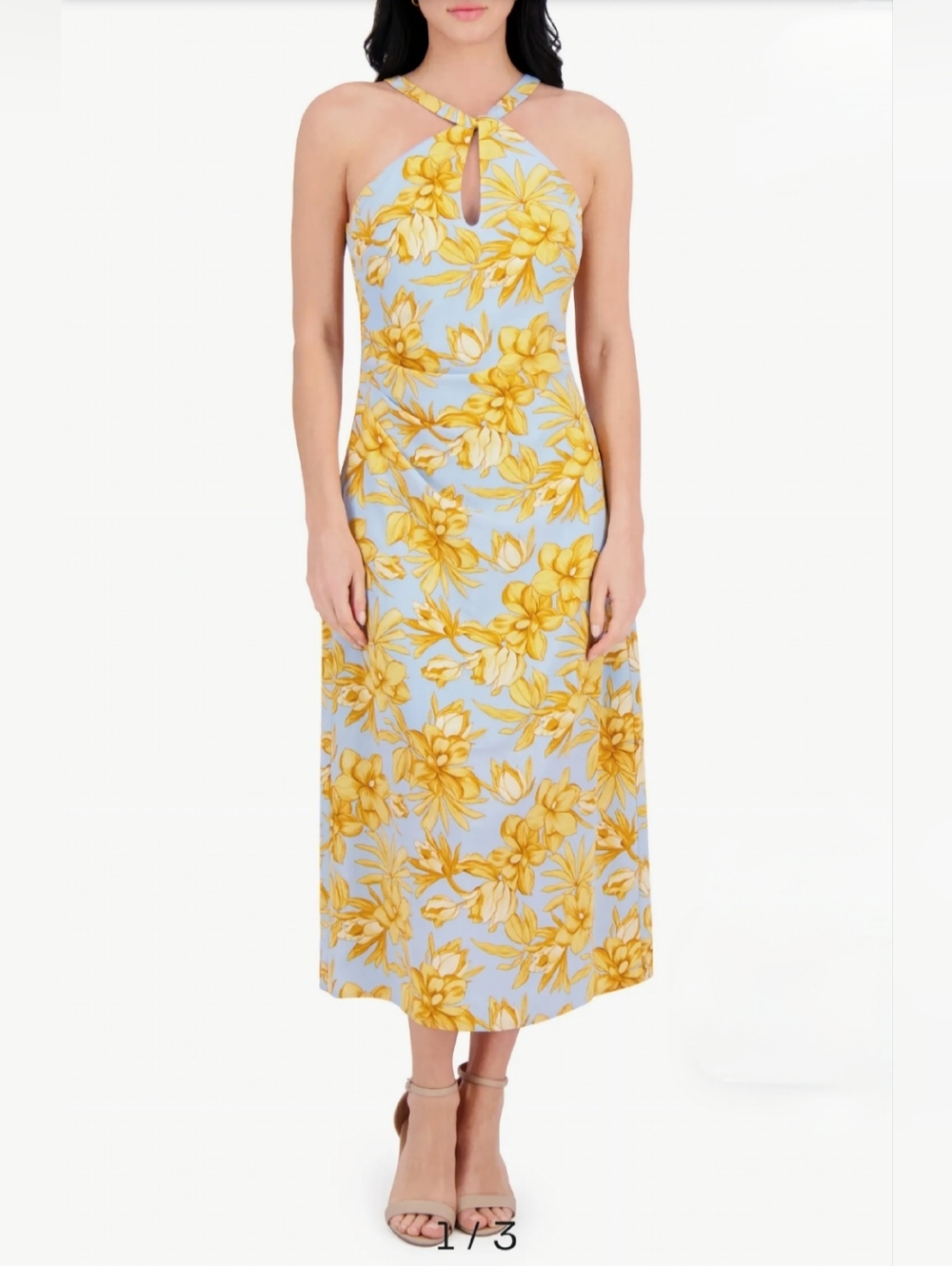 Siena Yellow Floral Maxi Dress